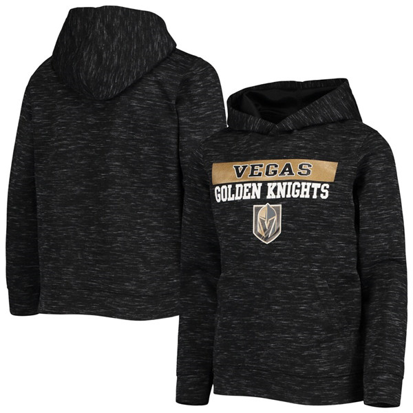 Men's Vegas Golden Knights Black Logo Scuba Pullover Hoodie